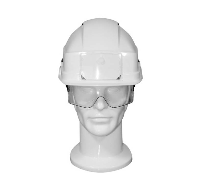 Adoptez notre casque Iris 2 avec porte badge pour tout vos chantiers